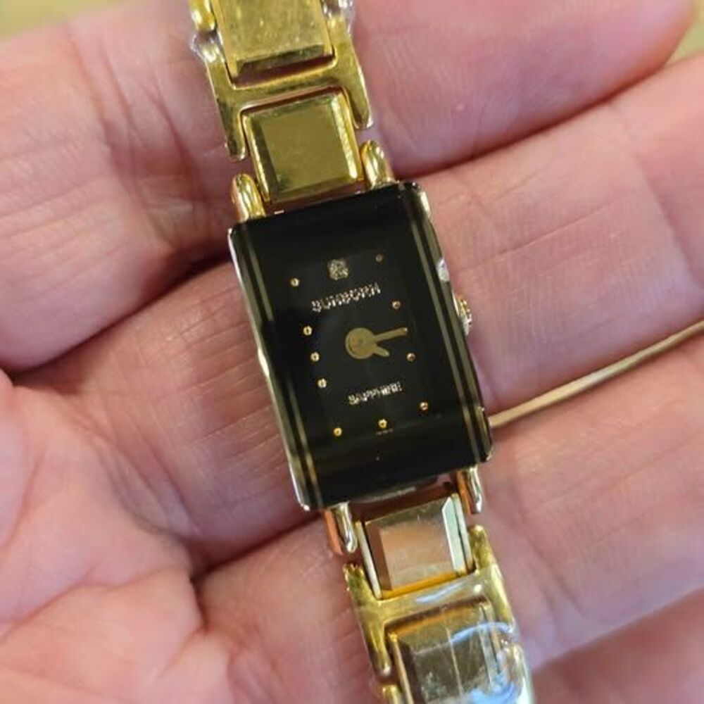 Women's Sunborn Swiss Tungsten Sapphire Watch 50047L